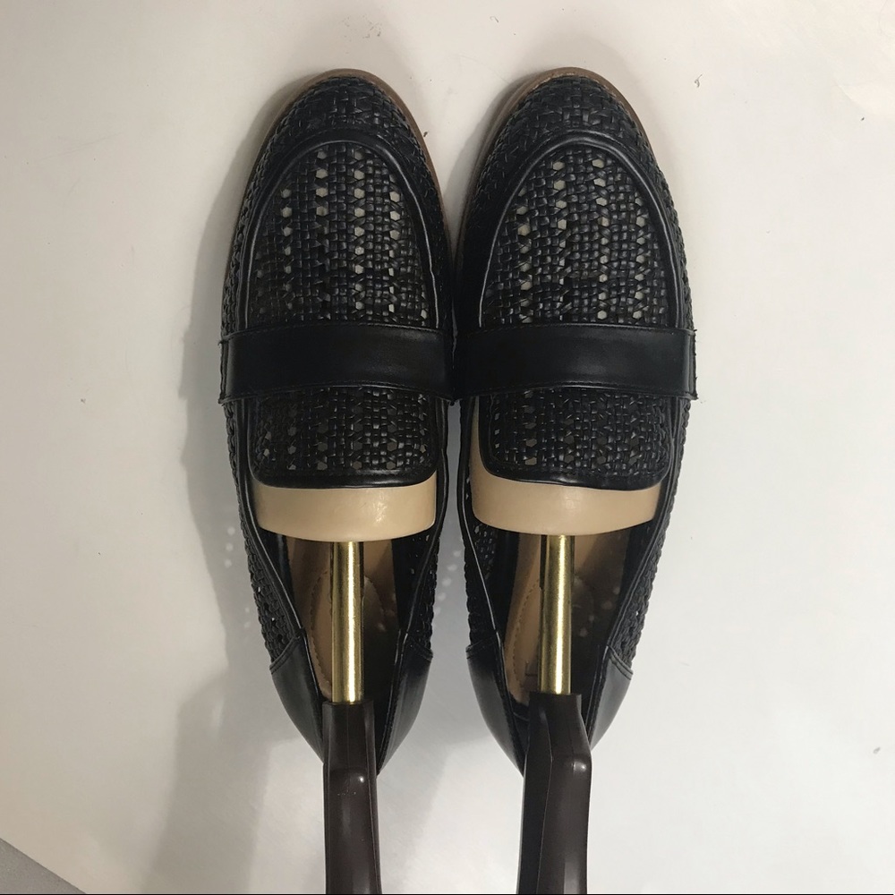Franco Sarto Women’s Woven Black Loafers Size 7.5 - Picture 3 of 8